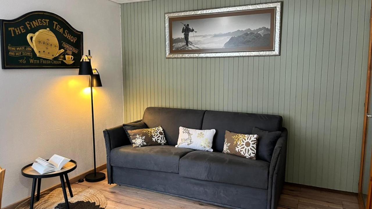 Studio Dent Du Caiman, Chamonix Hyper Centre, Parking, Vue Mont Blanc Ngoại thất bức ảnh