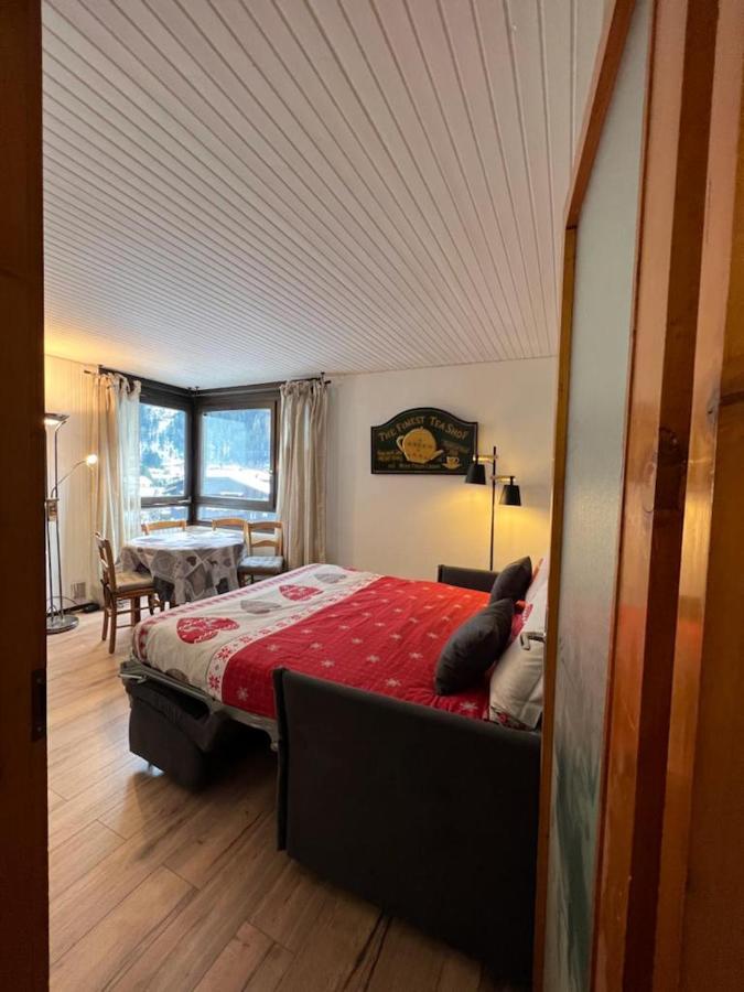 Studio Dent Du Caiman, Chamonix Hyper Centre, Parking, Vue Mont Blanc Ngoại thất bức ảnh